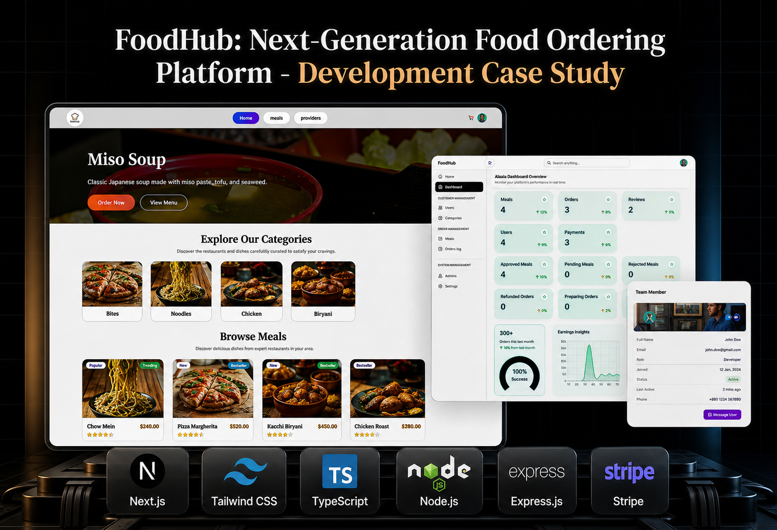 FoodHub — Smart Food Ordering Platform