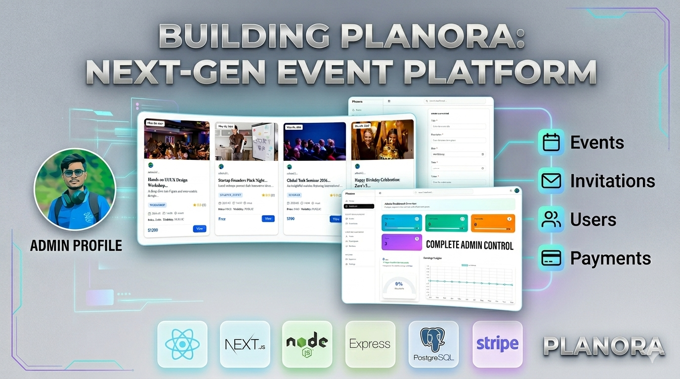 Planora – Event Management Platform